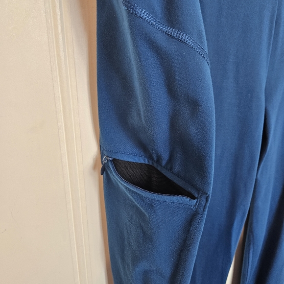 Duluth Trading Co Active Pants Womens Size XL x 31 Blue Side Zip Pocket - Picture 8 of 12